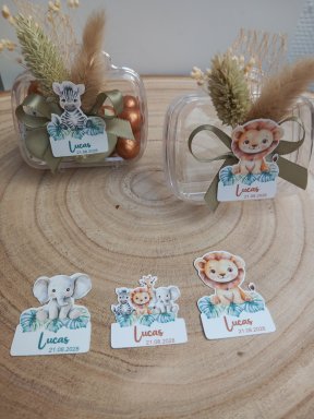 Boîte avec lion