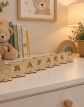 00824trein Lettre en bois pour une guirlande