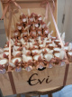 736 Theelicht houder met kaars gepersonaliseerd.