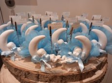 bébé lune PF Bébé dans plume porte-photo