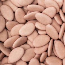 dr-0001 Nouveau - Velvet Dusty rose - 100 gr Dragées Debock