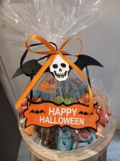 gateau bonbon04 Coupelle en métal avec bonbons - halloween